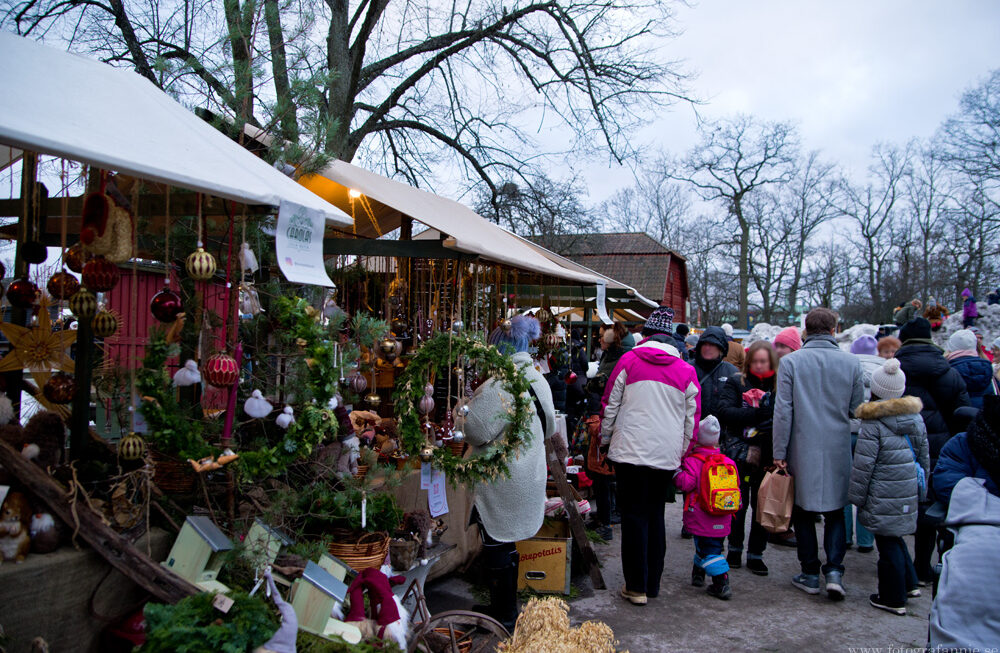 Julmarknad på Skansen